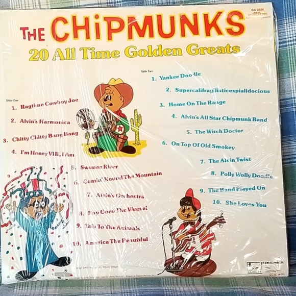 Fun old vinyl record album. Alvin & the Chipmunks - Picture 3 of 3